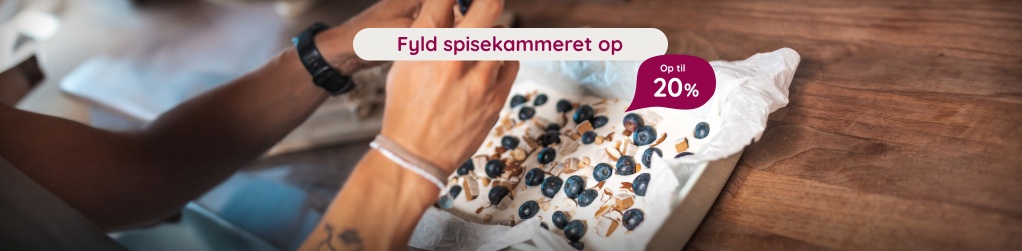 Fdevarer - Op til 20 %